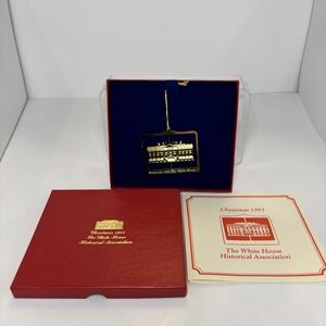 1983 White House Historical Association Christmas Ornament